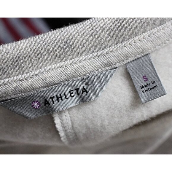 Athleta - Lolo Sweatshirt Dress #162954 in Heather Grey, Classic Cotton Fleece S - Picture 5 of 10